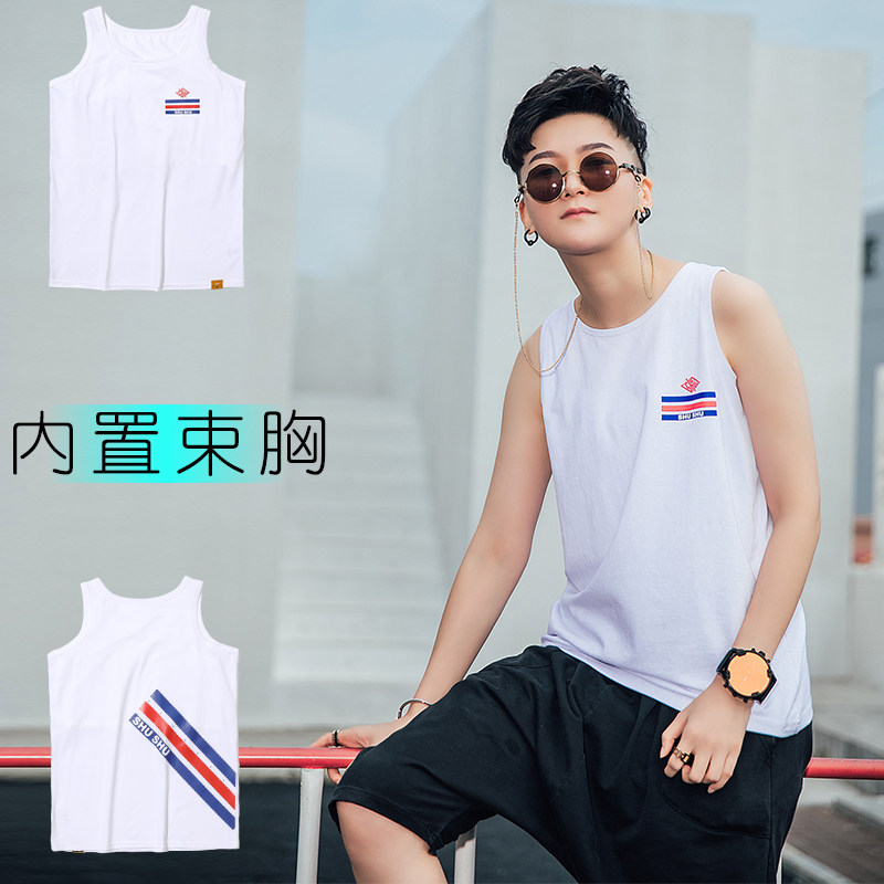 一穿即平，帅女生潮搭束胸衣