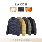 简约百搭 莱克斯顿轻薄立领羽绒服男2024秋冬新款 可机洗拒水羽绒