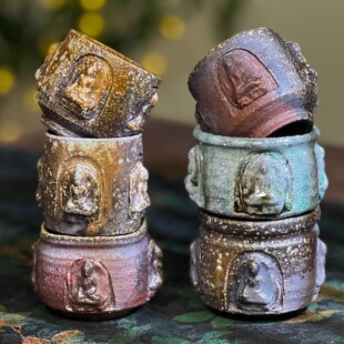 四海升平 四尊敦煌杯多只可选 林连老师 木木老师上新省大师柴烧m