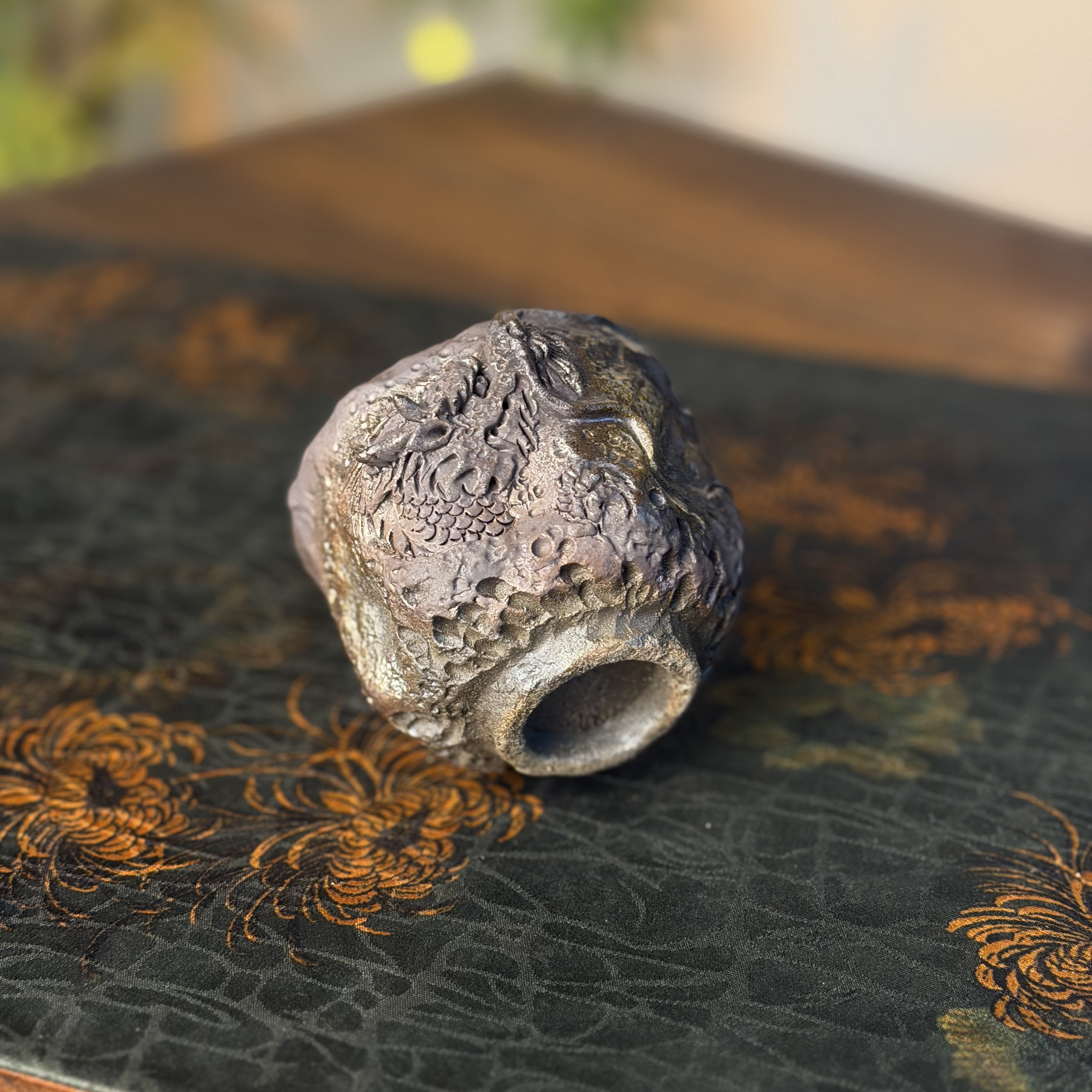 刘荣富老师 180ml神龙摆尾杯.黑陶 柴烧杯,餐饮具,茶杯,淘宝优惠券,粉丝福利购,淘宝优惠卷