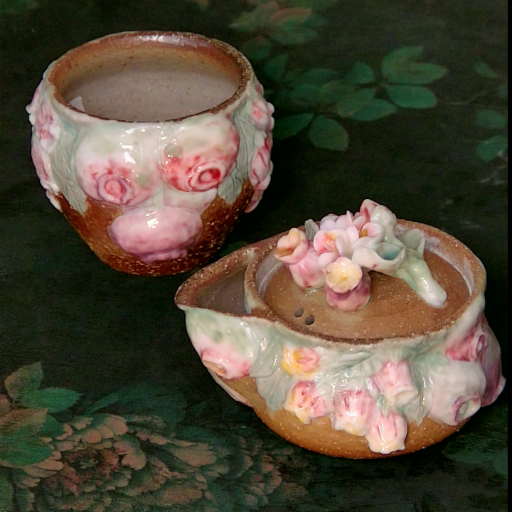 禾木老师 150ml 蓝莓宝瓶杯组266号 柴烧宝瓶壶m