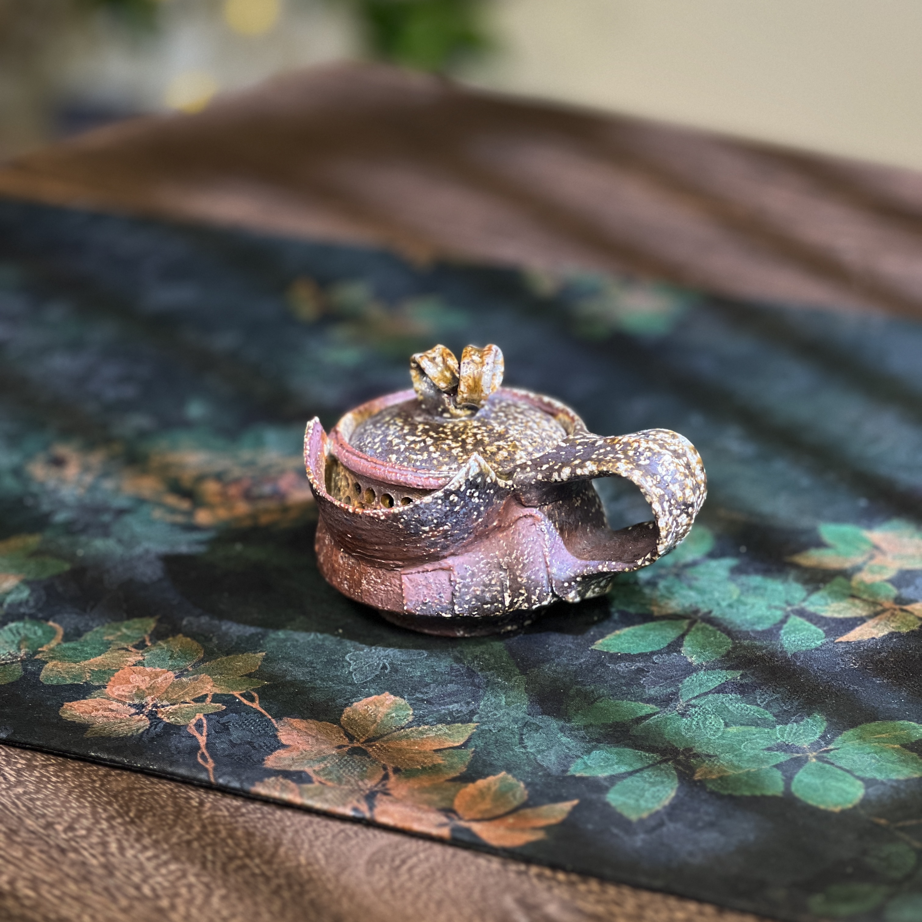 100ml丝路侧把瓦片嘴宝瓶128号 林连老师 省大师木木上新