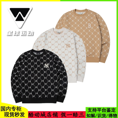 MLB运动休闲男女圆领老花卫衣