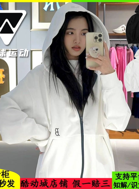 国内现货MLB男女夹克卫衣2024春季新款休闲连帽开衫外套3ATRB0441