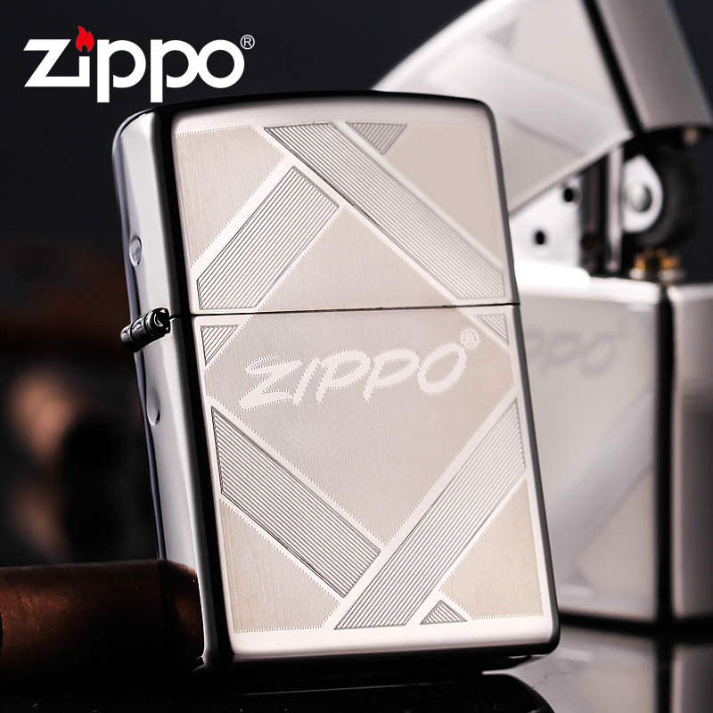 礼物ZIPPOzippo防风黑冰打火机