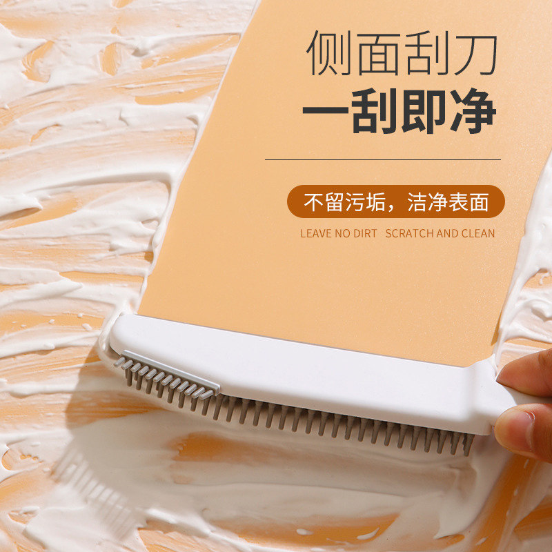 厨房清洁刷家用水槽灶台缝隙刷浴室台面刷子多功能刮板三合一刷图片