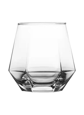 网红六角钻石杯渐变炫彩玻璃杯
