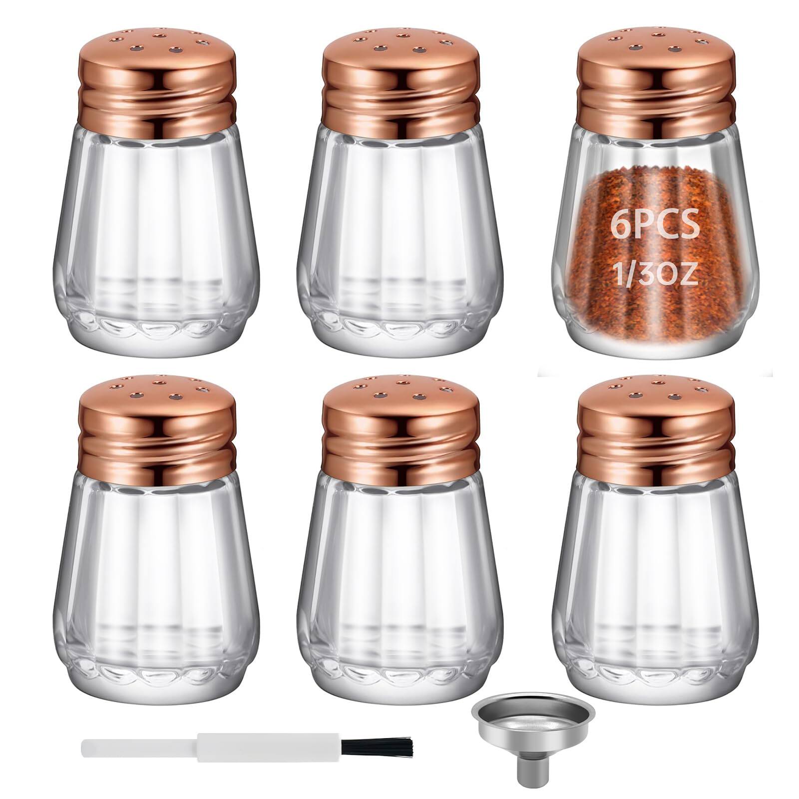 10ml迷你玻璃撒料瓶带孔调料瓶撒粉罐烧烤佐料瓶厨房烹饪家用