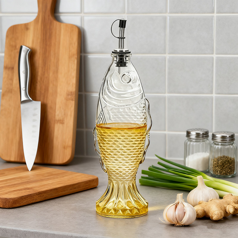 创意鱼瓶酱油醋调料瓶