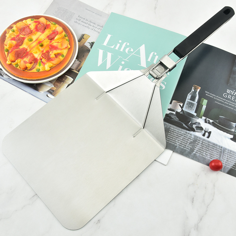 不锈钢蛋糕转移家用折叠披萨铲