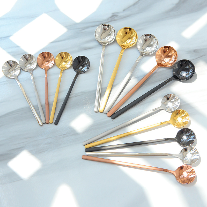 家用韩式勺子304汤勺欧式简约
