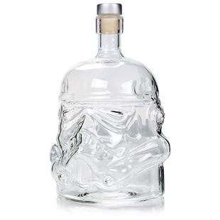 高硼硅白兵玻璃酒瓶威士忌酒瓶醒酒器耐热创意烈酒杯伏特加烈酒瓶