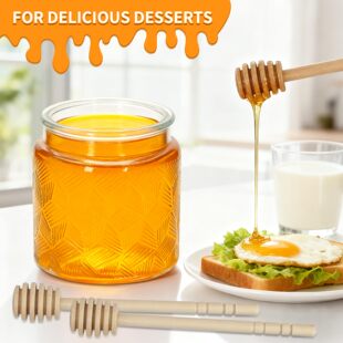 500ml浮雕玻璃密封储物罐 杂粮干货收纳瓶大容量木盖食品存储空瓶