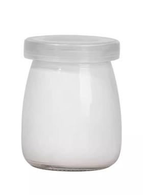 酸奶布丁瓶150ml200ml透明玻璃加厚耐高温密封带盖果酱瓶果冻杯