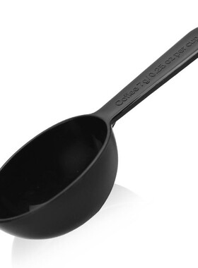 量勺咖啡勺奶粉勺子塑料PP量豆定克勺子创意黑色烘焙勺子啡豆量勺