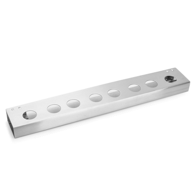 8孔壁挂式对垒红酒架加厚不锈钢葡萄酒架现代酒吧实用壁挂酒柜