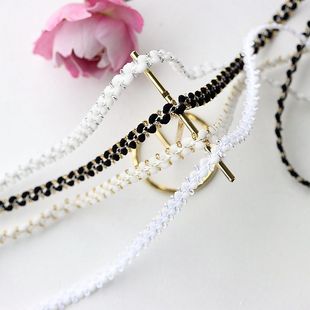 好品质金线小绒球织带刺绣蕾丝花边辅料 服装饰旗袍礼服娃衣材料