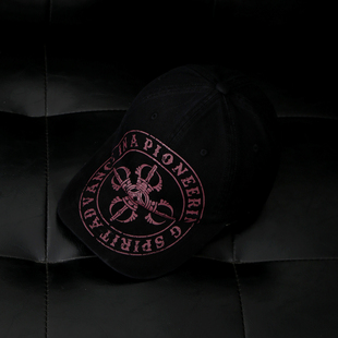 WNCAP帽子美式 复古字母烫印十字棒球帽男街头小众水洗棉鸭舌帽潮