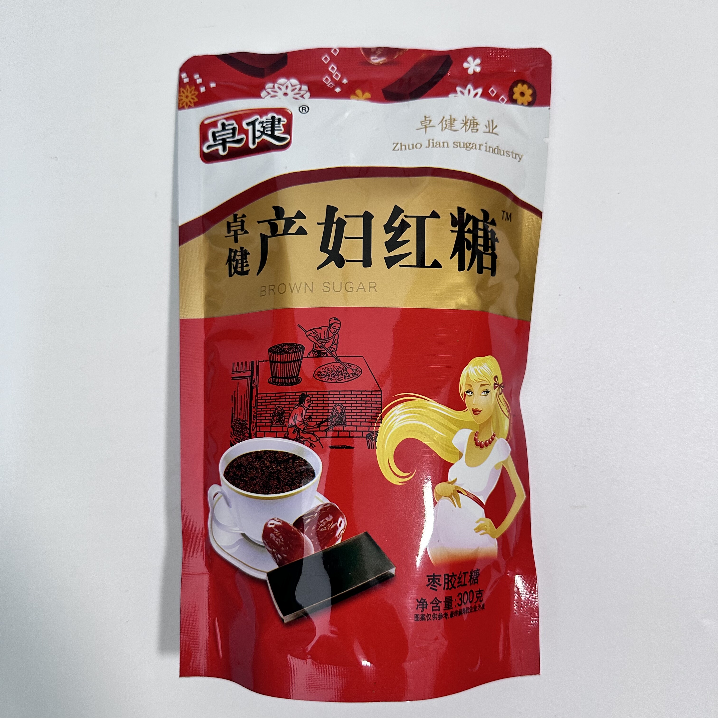 山东卓健枣胶红糖姜汁产妇纯正益母阿胶枸杞桂圆女生大枣红糖批发