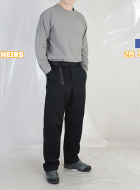 LAST HEIRS G+加绒软壳裤EPE户外防风透气保暖弹力宽松直筒运动裤