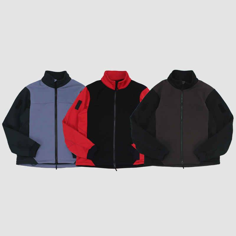 LHS防风雨抓绒软壳夹克恒温保暖