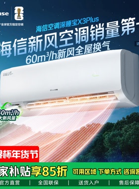 KFR-35GW/X300Pro-X1 【林更新同款】海信新风空调大1.5匹挂机