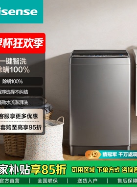 海信洗衣机HB100DE10 全自动波轮 10公斤大容量家用洗衣机 省水