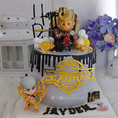 王者荣耀男款 饰人物公仔孙悟空美猴王摆件卡通烘焙配件 生日蛋糕装