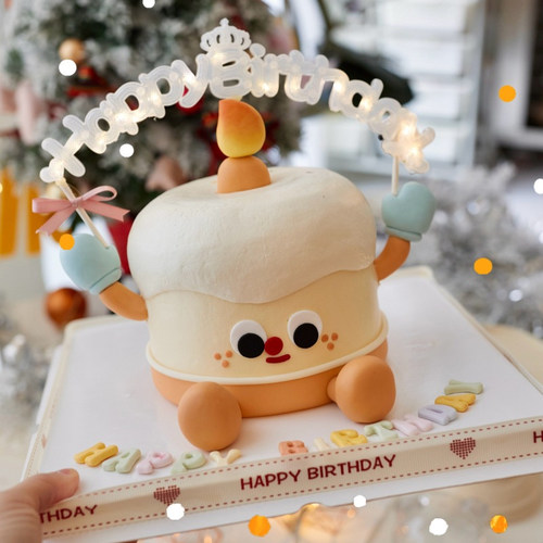 Happybirthday生日蛋糕装饰灯
