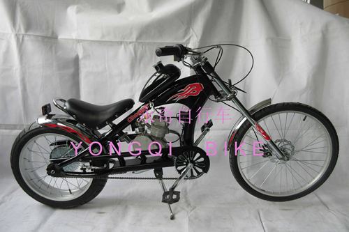 两冲马达发动机哈雷车脚踏俩用助力轻便摩托自行车48CC/60CC/80CC