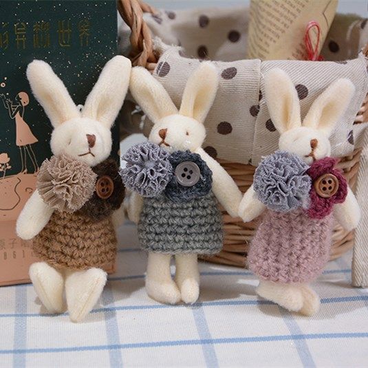 百搭布艺配饰卡通兔子森系