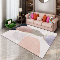 The new carpet for the living room and bedroom is light luxury, high-end and simple. The sofa is fully covered with floor MATS, and the coffee table can be used to wipe the bed thumbnail 8