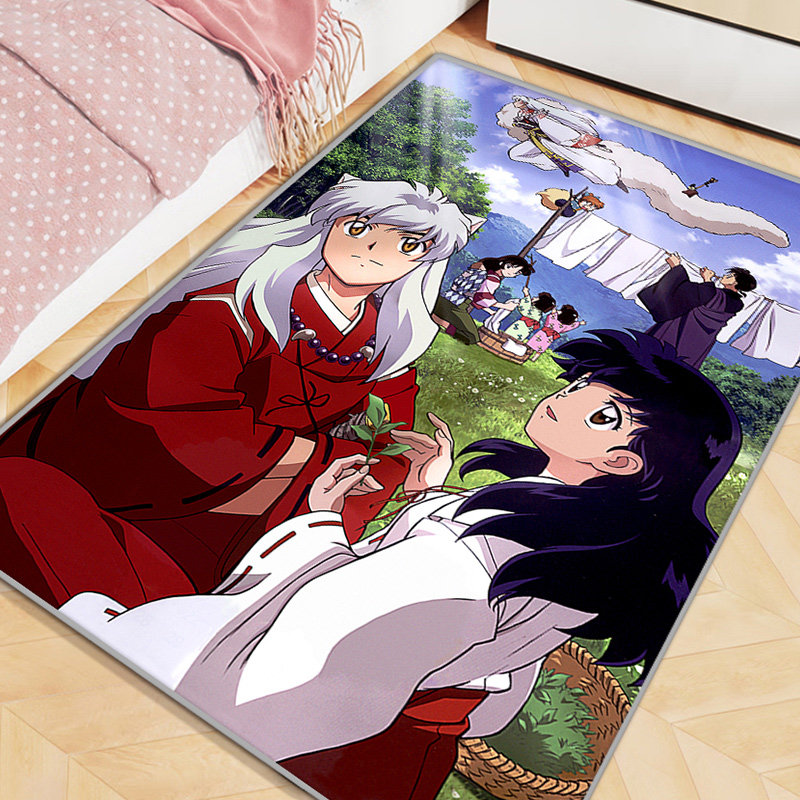 卧室卡通床边毯垫子客厅沙发茶几地垫个性动漫二次元家用长条地毯
