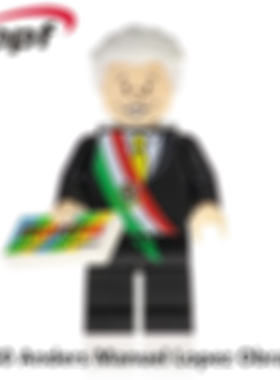 科峰KF191摇滚歌手猫王人物角色KF550益智拼装人仔玩具TP259