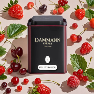 小众DAMMANN ROUGES下午茶 FRERES热情红果红茶法国进口FRUITS