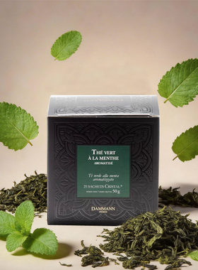 代购DAMMANN薄荷绿茶包25片