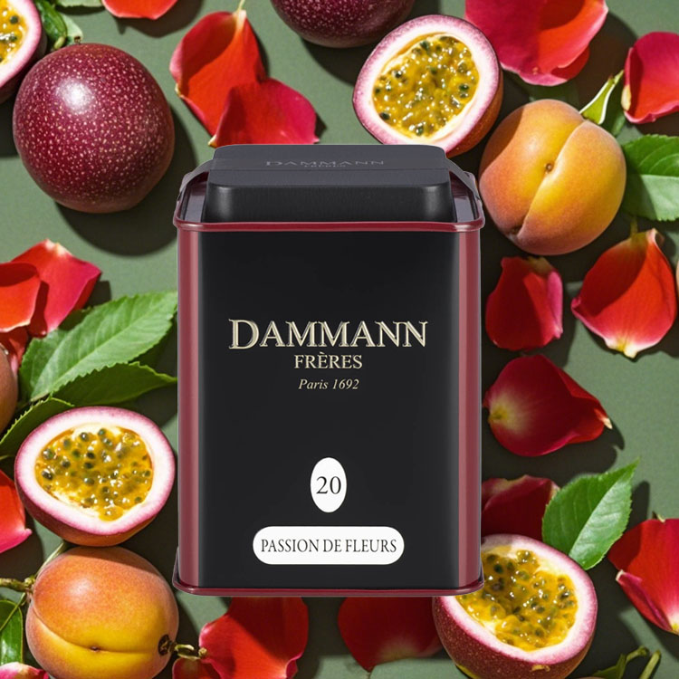 法式百香果玫瑰调香白茶下午茶