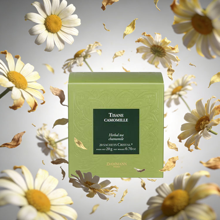 代购法国DAMMANN FRERES洋甘菊茶包20片CAMOMILLE草本花茶