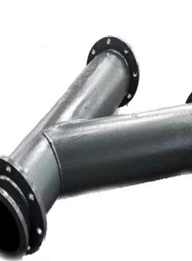 齐乐KmTBCr20Mo双金属合金内衬三通60°DN125R=800法兰型/请询价