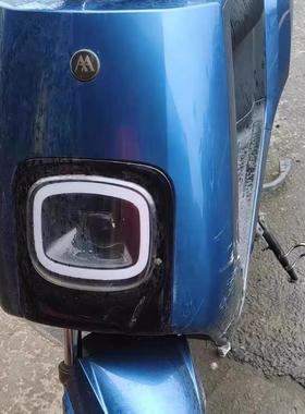 适用爱玛N500电动车外壳配件前围件N300电瓶车全套塑件前围前泥板