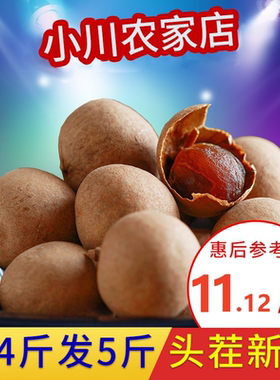 小川农家店新货5A桂圆干500g龙眼干干货 非无核龙眼肉干泡水包邮