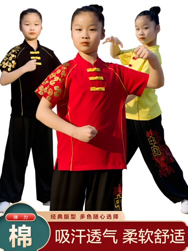 灯笼裤梦武之家纯棉短袖武术套装