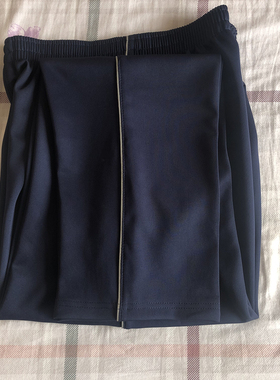 灰色细杠反光条校服裤子初高中学生春秋款运动裤一条细灰杠夏校裤