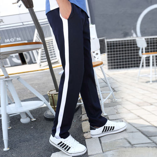 直筒跑步休闲风长裤宽松学生校服
