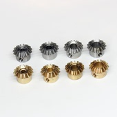 0.8模15齿45度1：1锥齿孔3456黄铜伞齿45钢不锈钢标准直锥齿90度