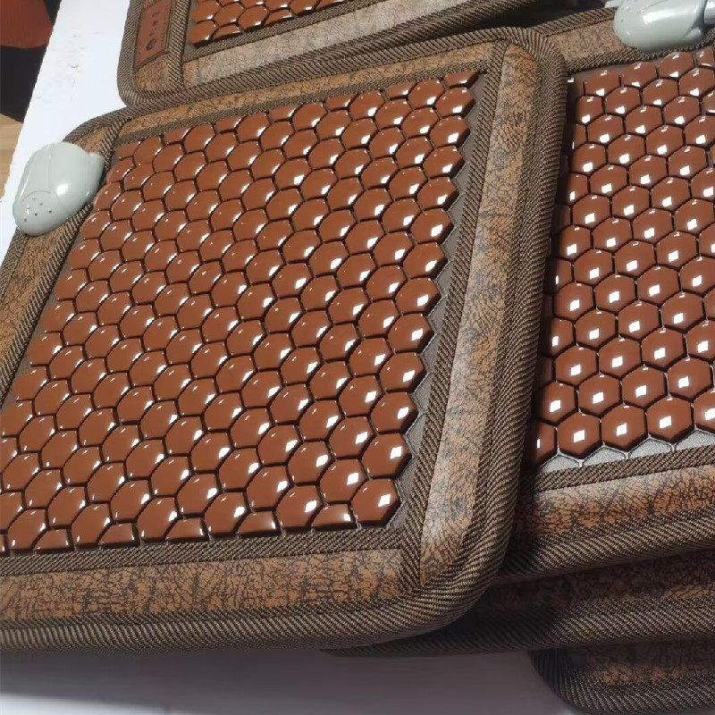 温热养生正品托玛琳石疗坐垫青岛升旺麦饭石坐垫负离子石疗锗石垫