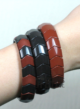 托玛琳电气石箭头手链能量黑碧玺