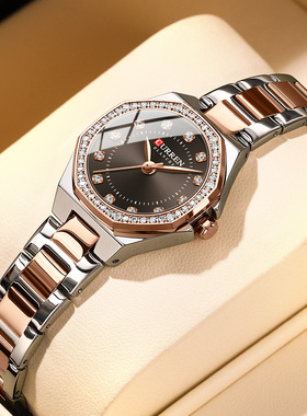 手表女轻奢小众女士女款职场通勤简约气质女生学生复古防水9100