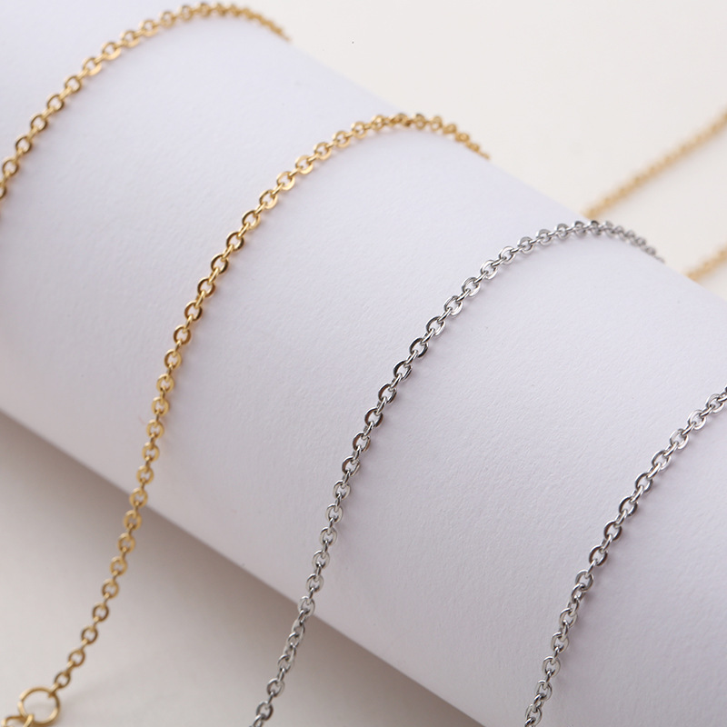 纯铜diy链条金色手工自制饰品