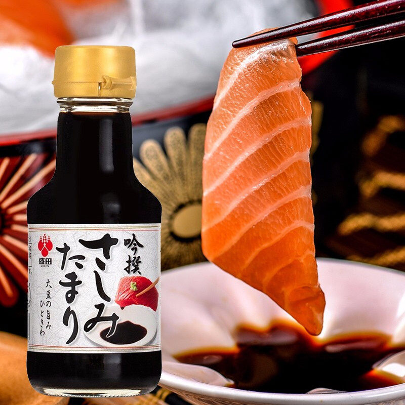 日本进口盛田刺身酱油甘草浓缩鲣鱼调味汁昆布汁日式调味品150mL